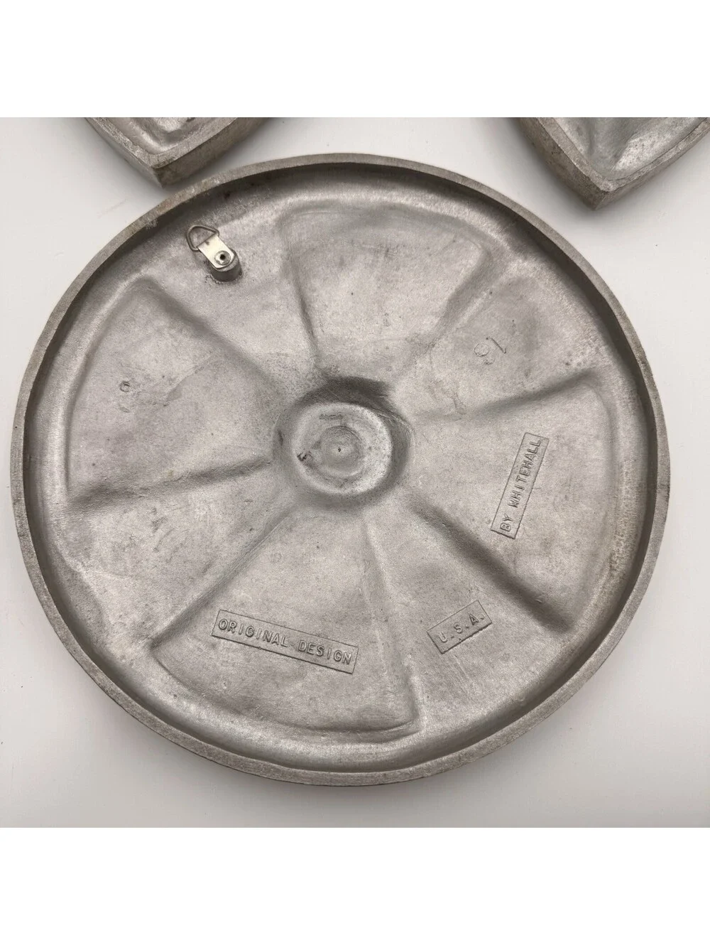 Vintage Whitehall Cast Aluminum Mid-evil Shield Plaque Wall Hanging Art Set of 3